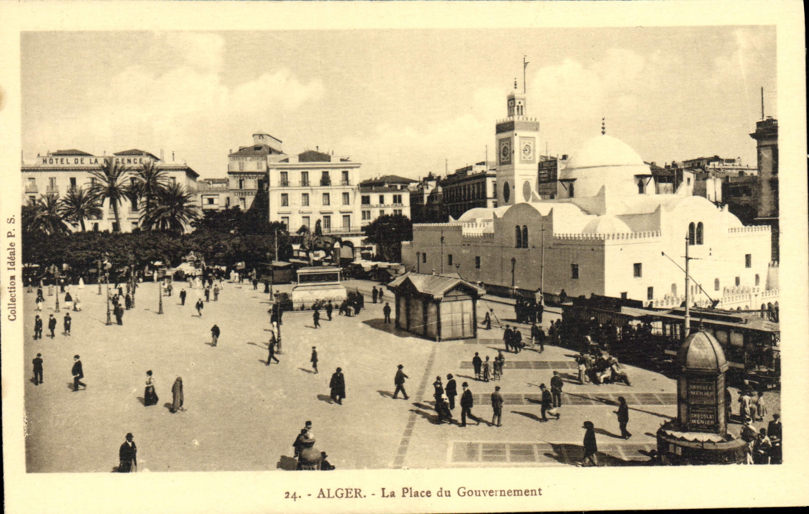 CPA Alger La Place Du Gouvernement
