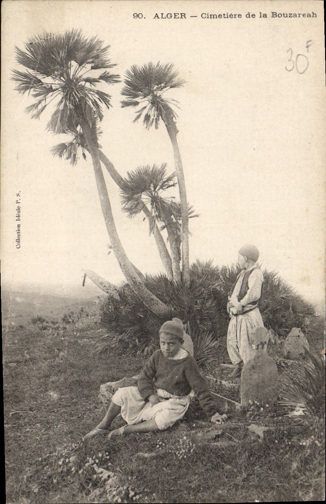 CPA Alger Cimetiere De La Bouzareah