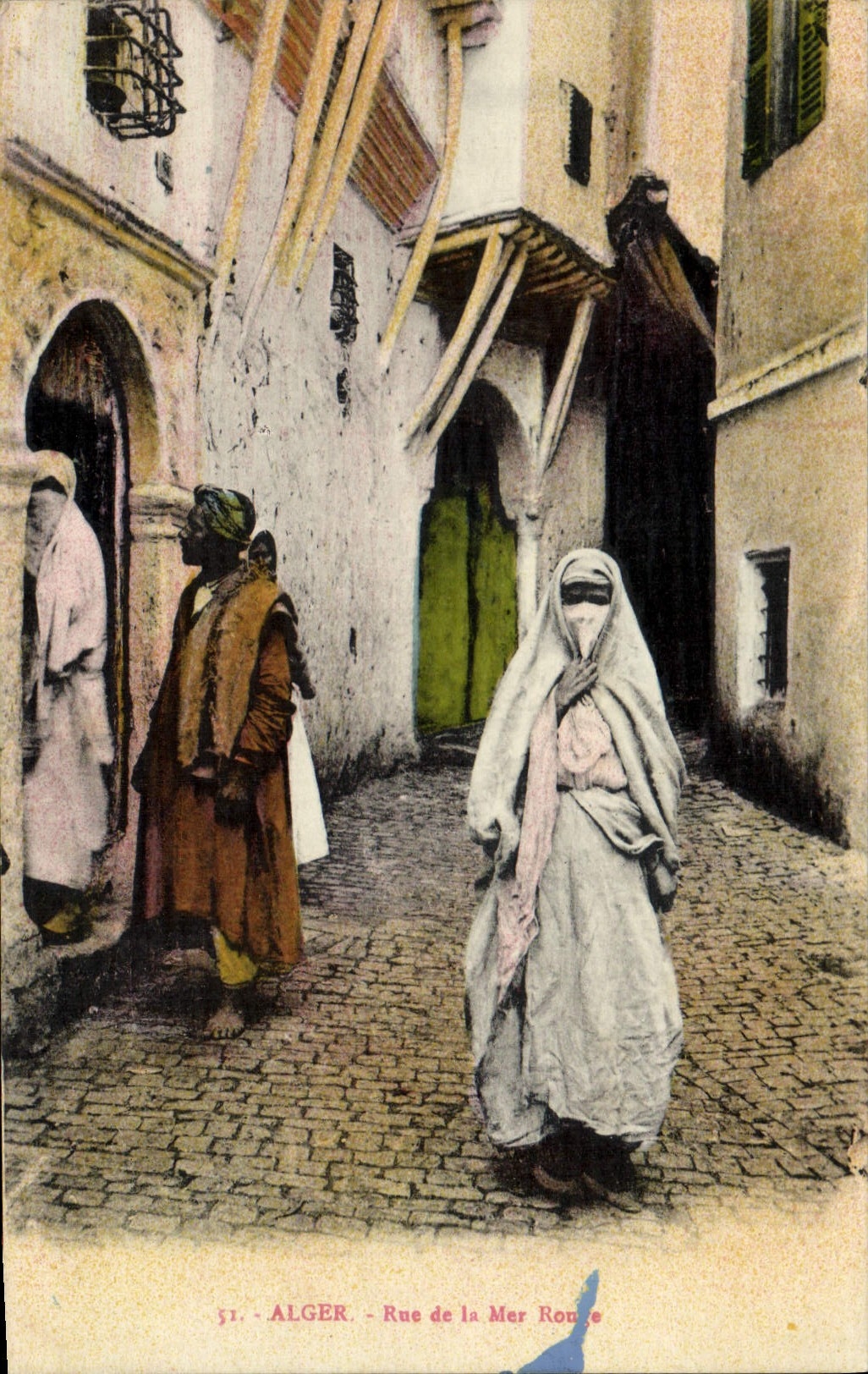 CPA Alger Rue De la Mer Rouge