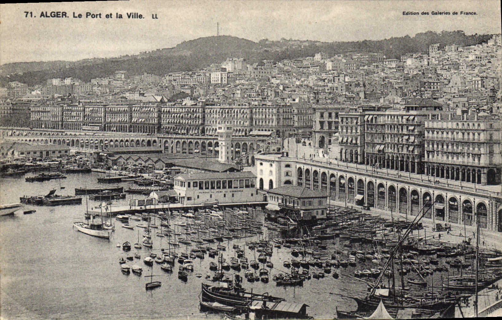 CPA Alger Le Port Et la Ville
