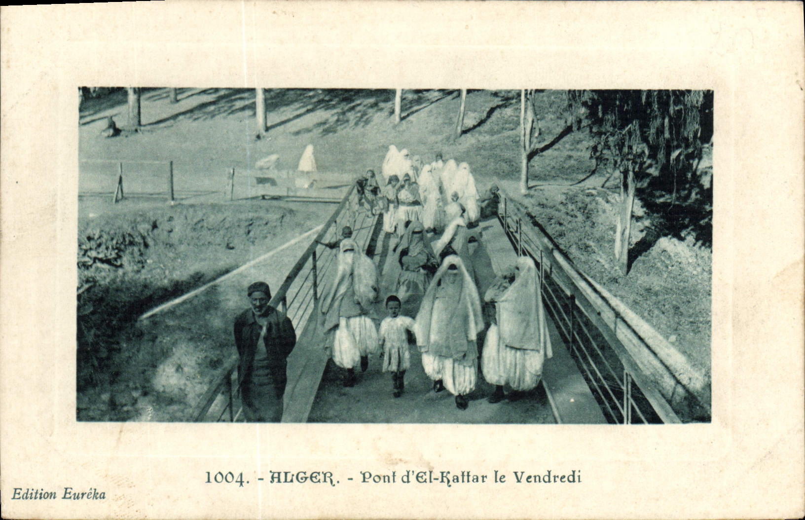 CPA Alger Pont D'El Kattar Le Vendredi