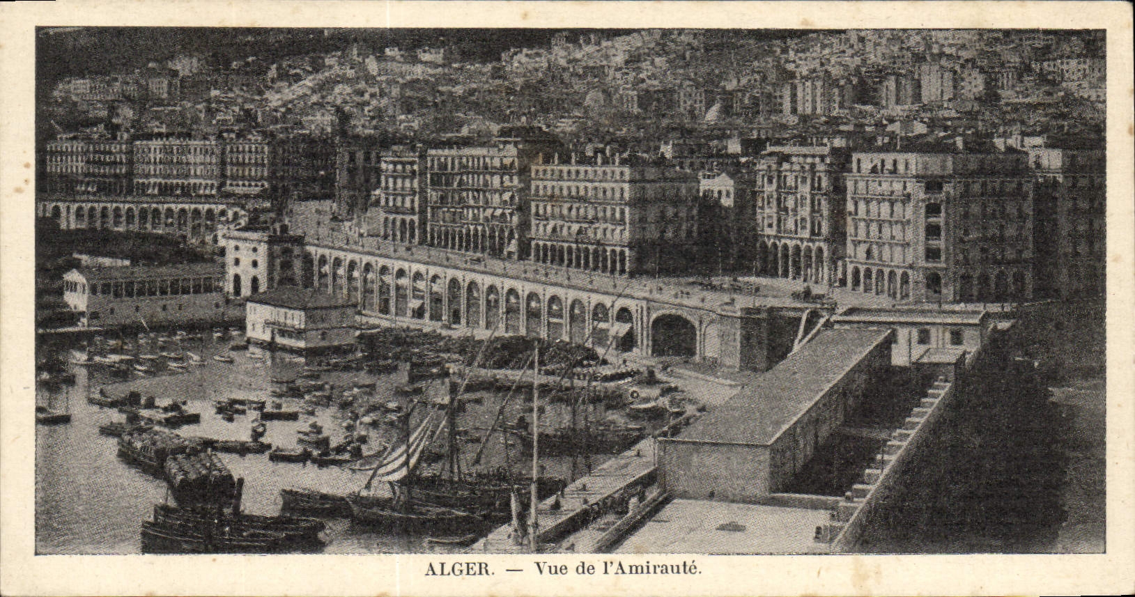 CPA Alger Vue De I'Amiraute