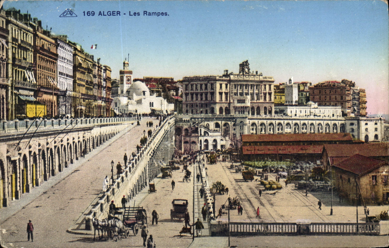 CPA Alger Les Rampes
