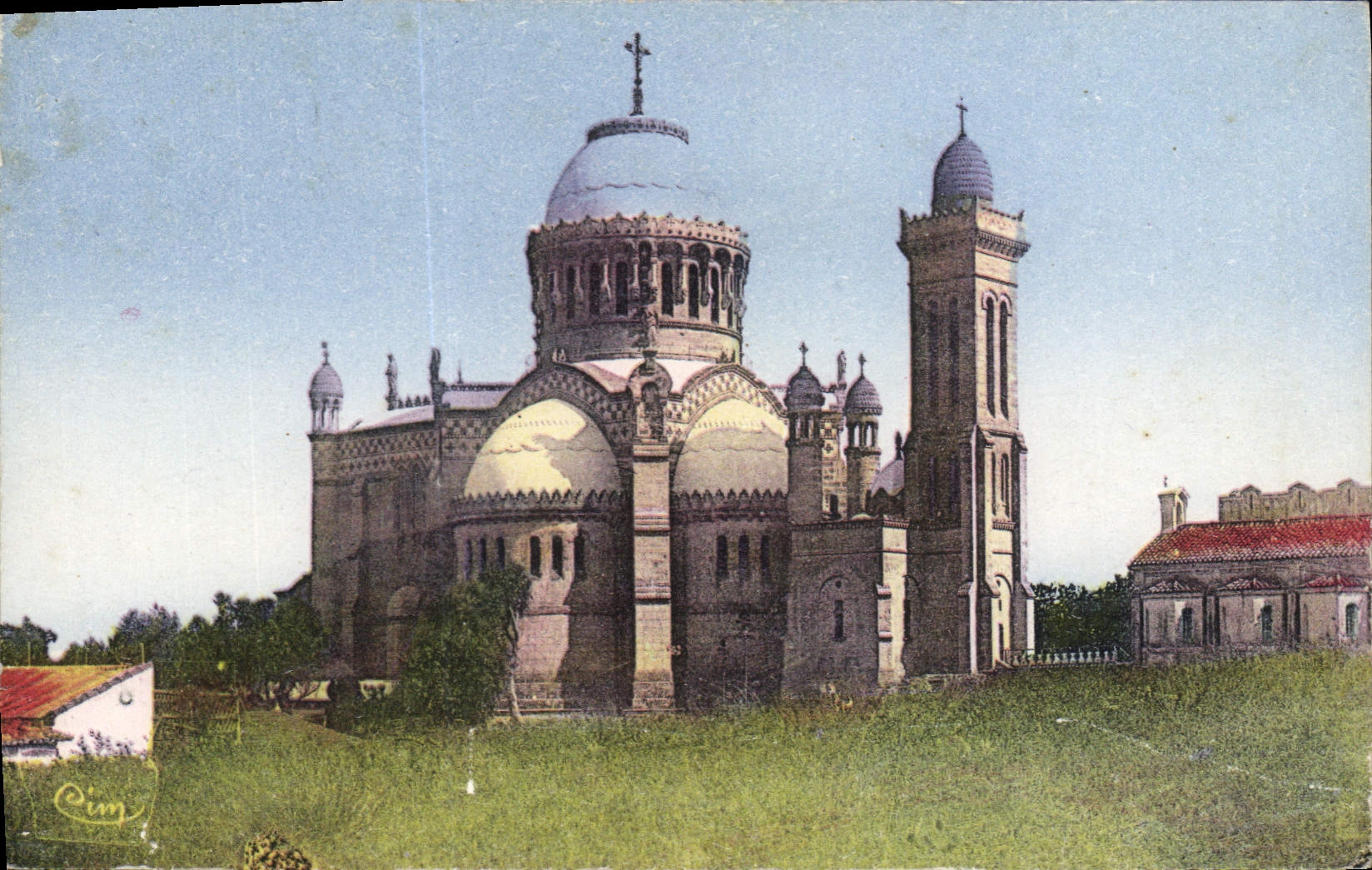 CPA Alger Basilique De Notre Dame D'Afrique