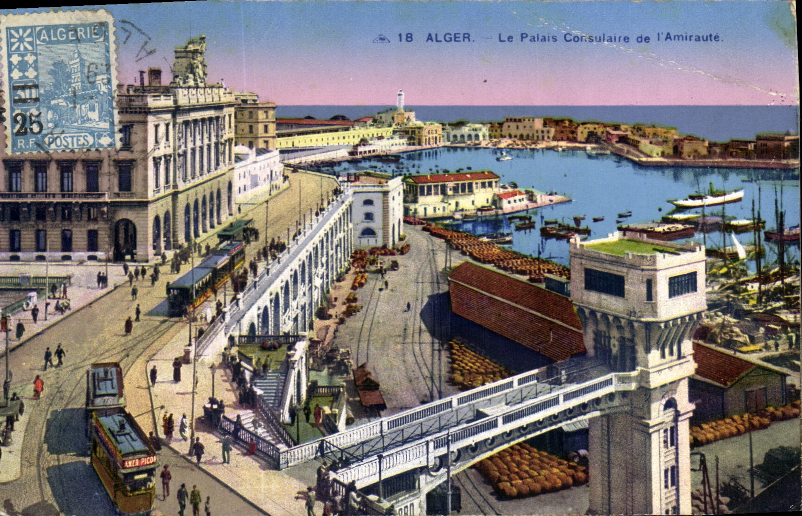 CPA Alger Le Palais Consulaire De I'Amiraute