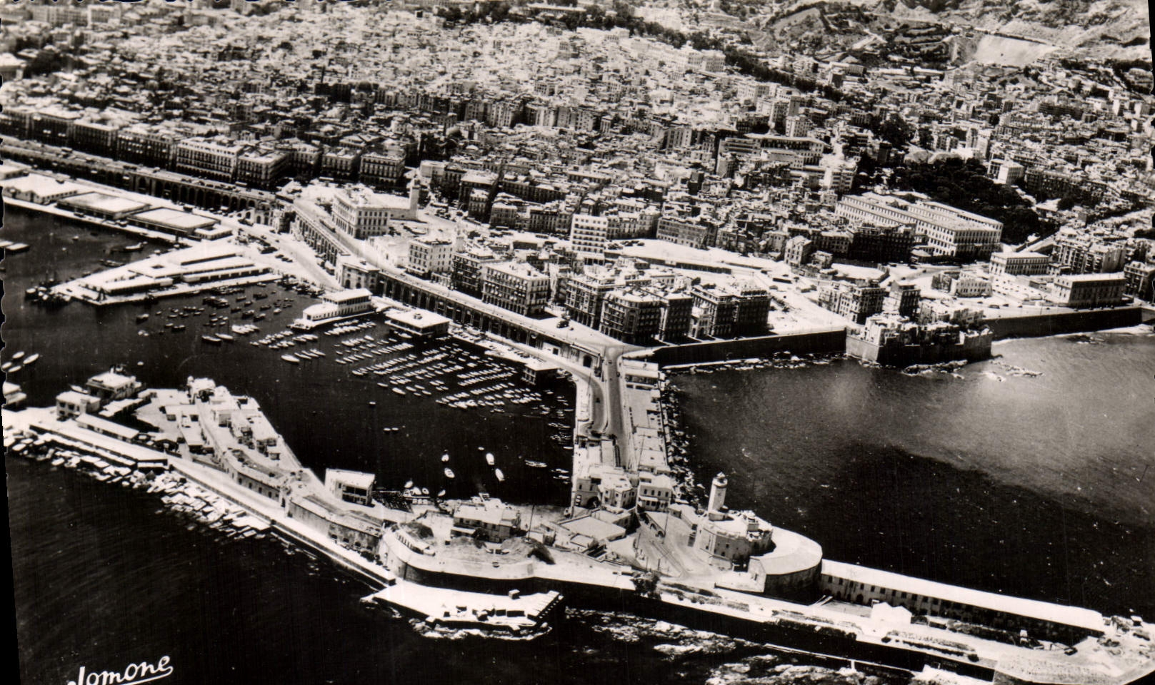 CPA Alger Vue Panoramique De La Ville Et Du Port