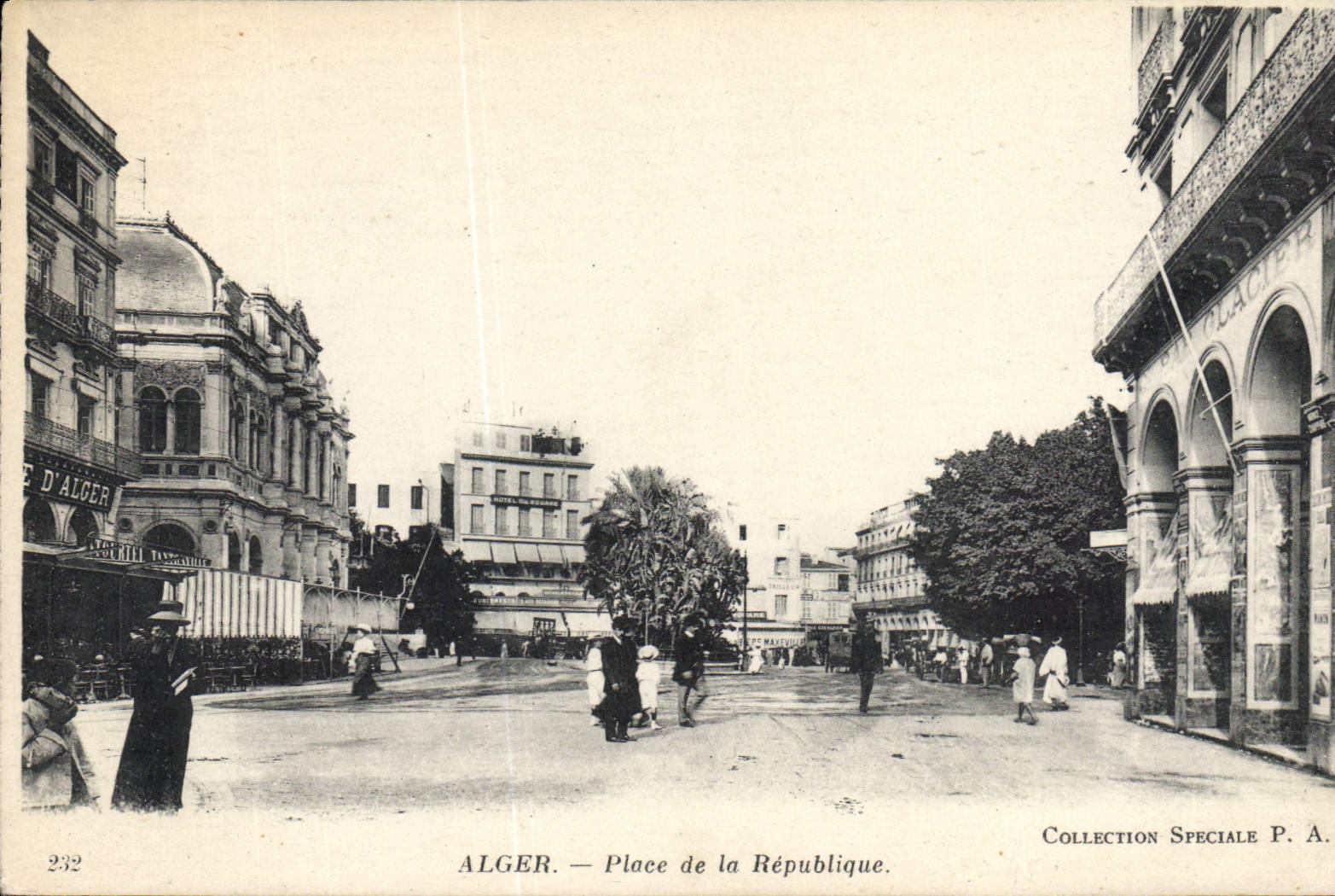 CPA Alger Place De La Republique