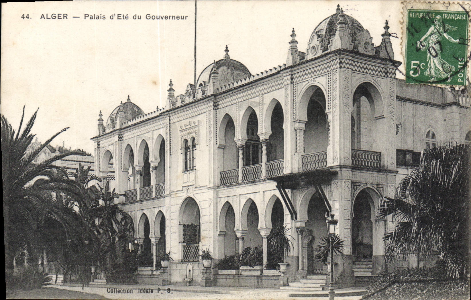 CPA Alger Palais D'Ete Du Gouverneur