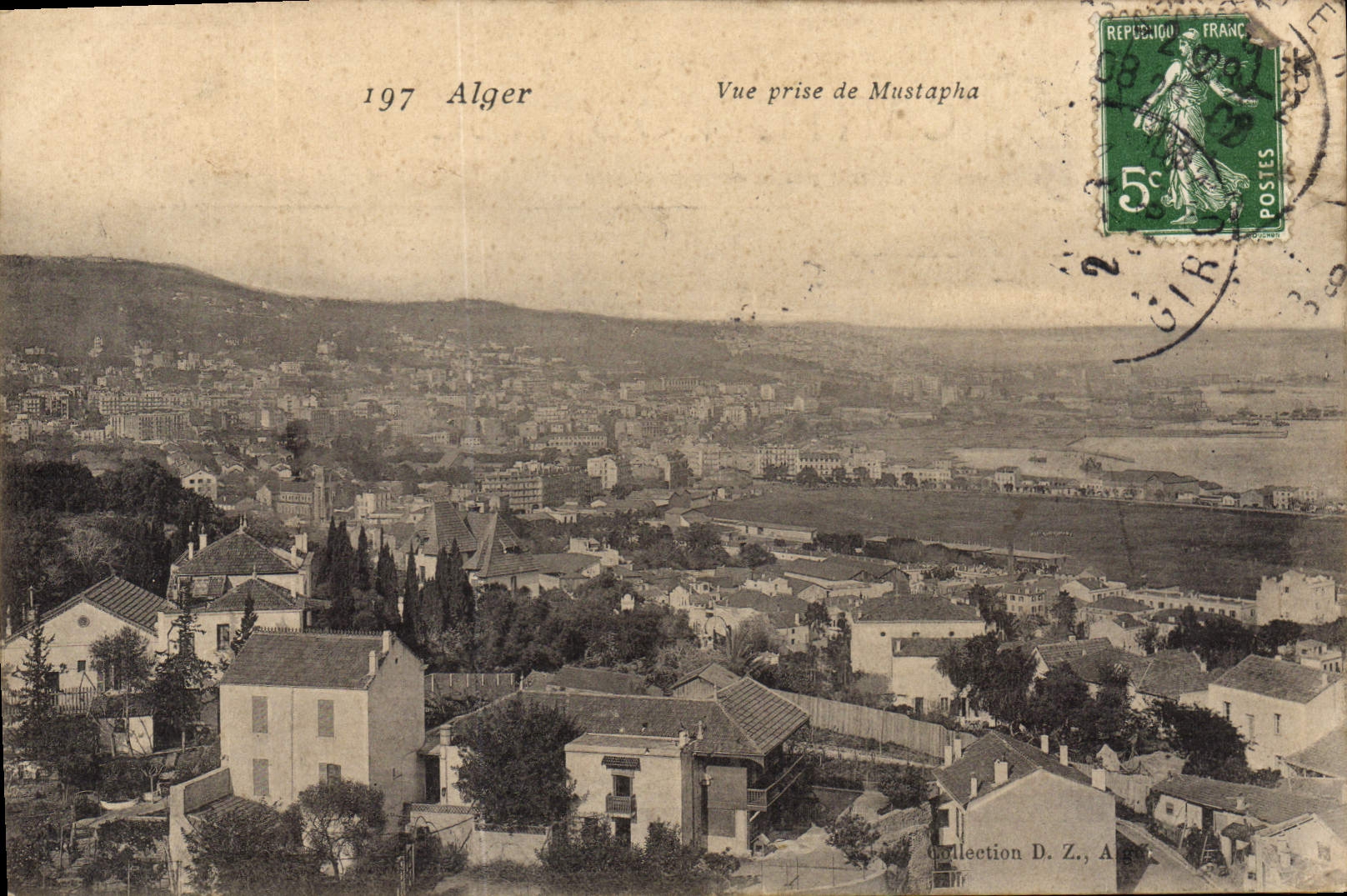 CPA Alger Vue Prise De Mustapha