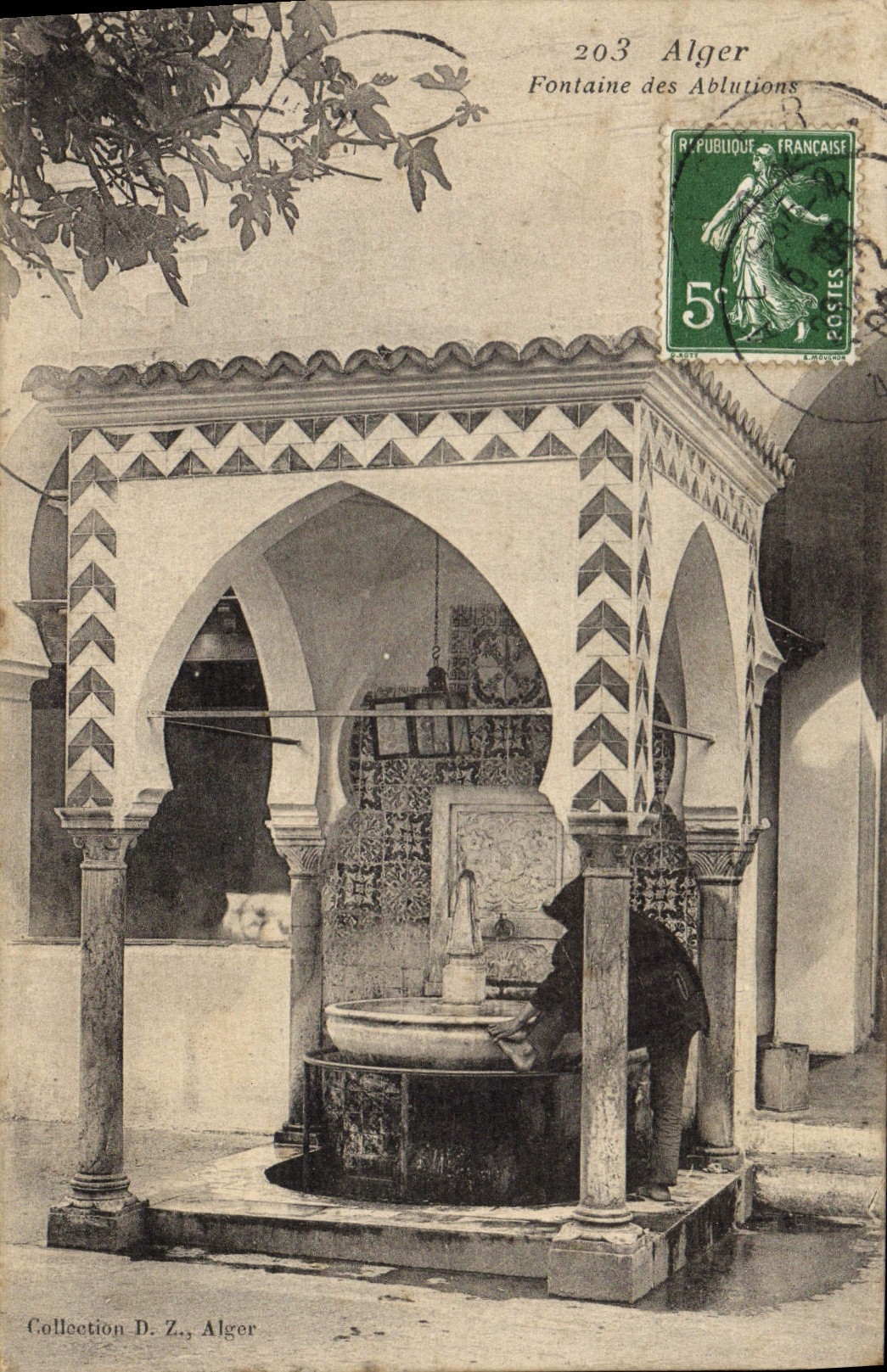 CPA Alger Fontaine Des Ablutions