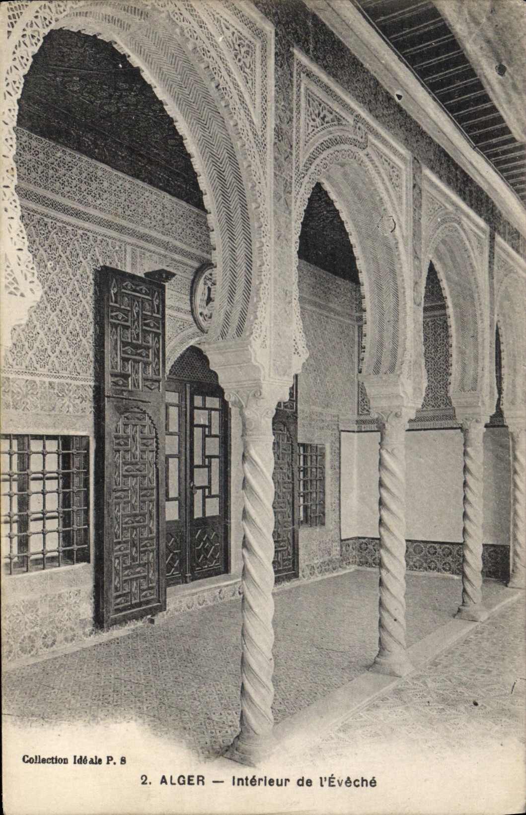 CPA Alger Interieur De I'Eveche