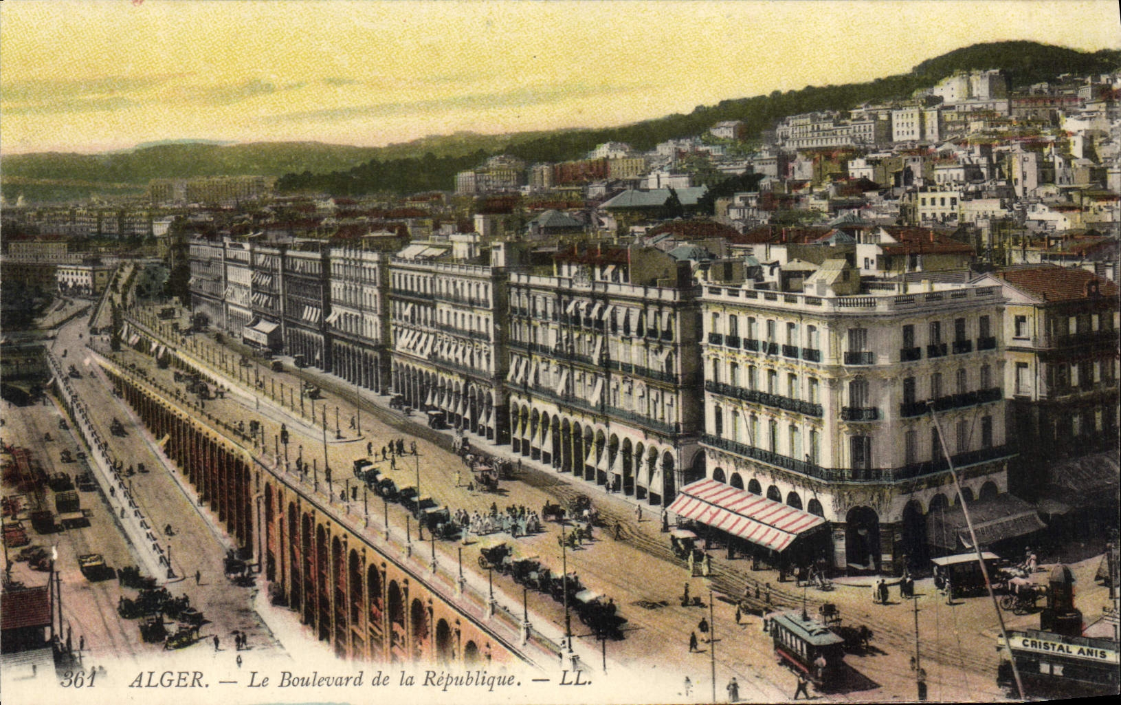 CPA Alger Le Boulevard De La Republique