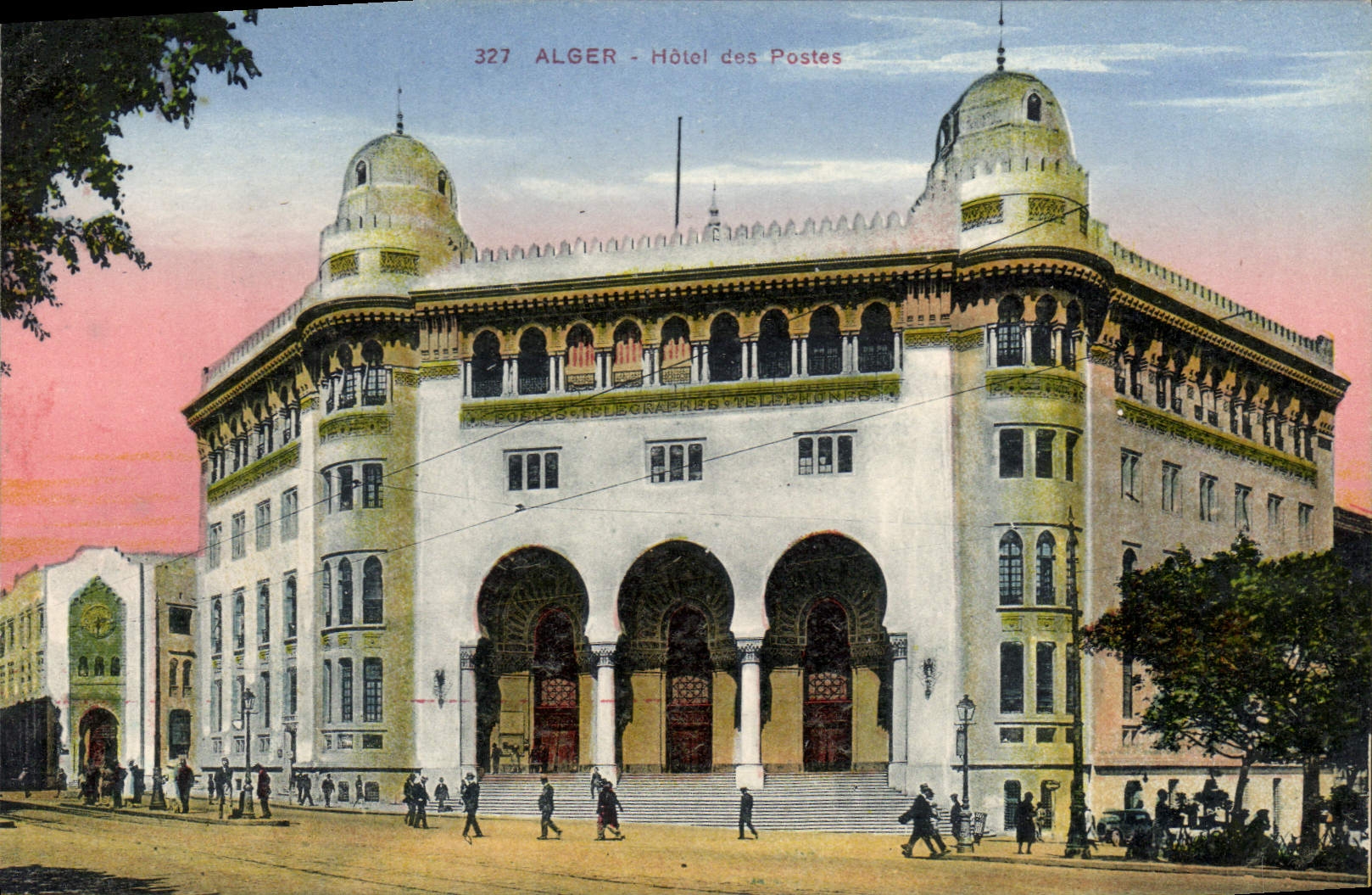 CPA Alger Hotel Des Postes