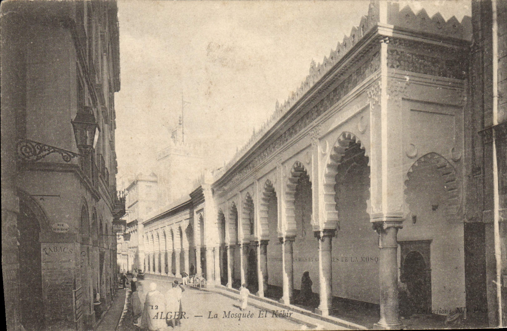 CPA Alger La Mosquee El Kébir