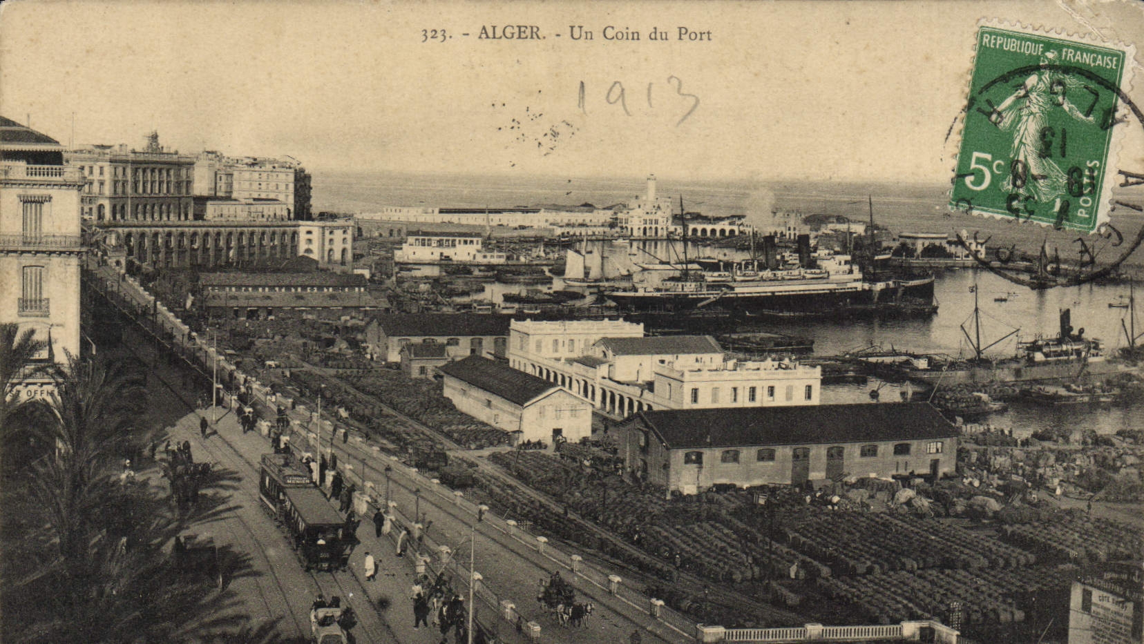 CPA Alger Un Coin Du Port