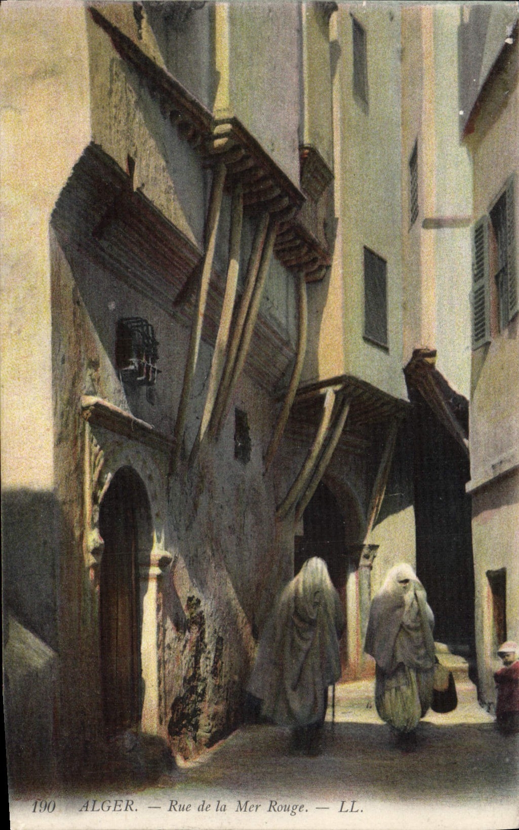 CPA Alger Rue De La Mer Rouge