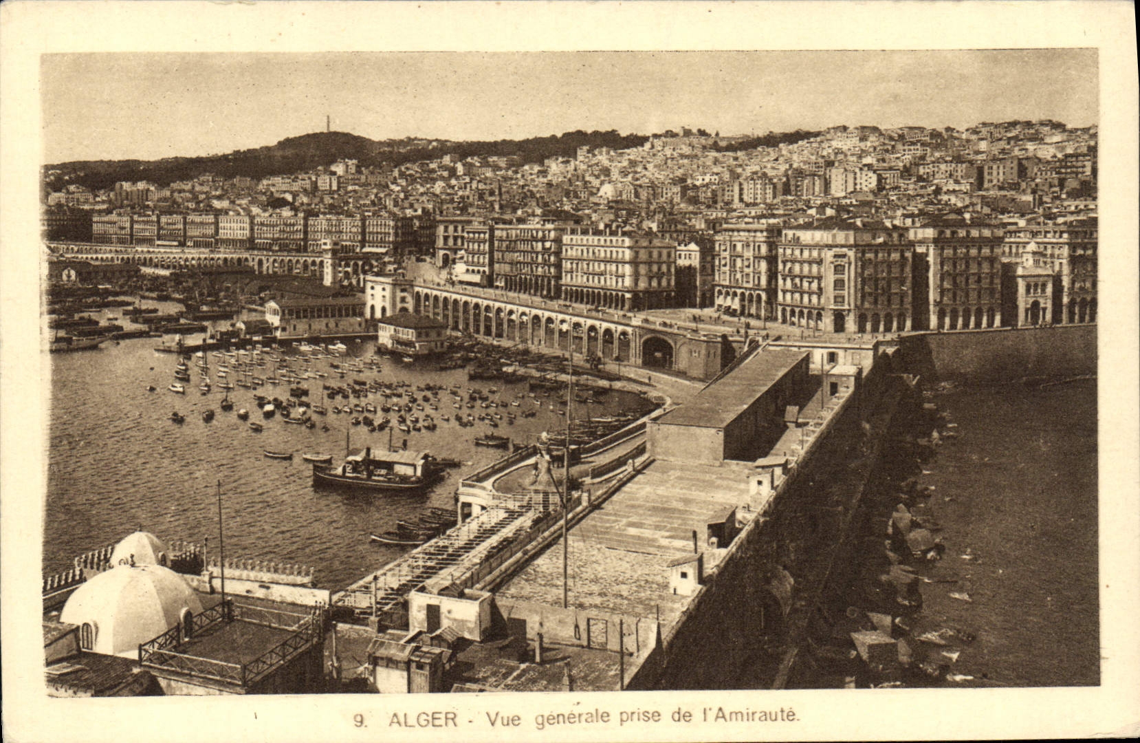 CPA Alger Vue Generale Prise De I'Amiraute