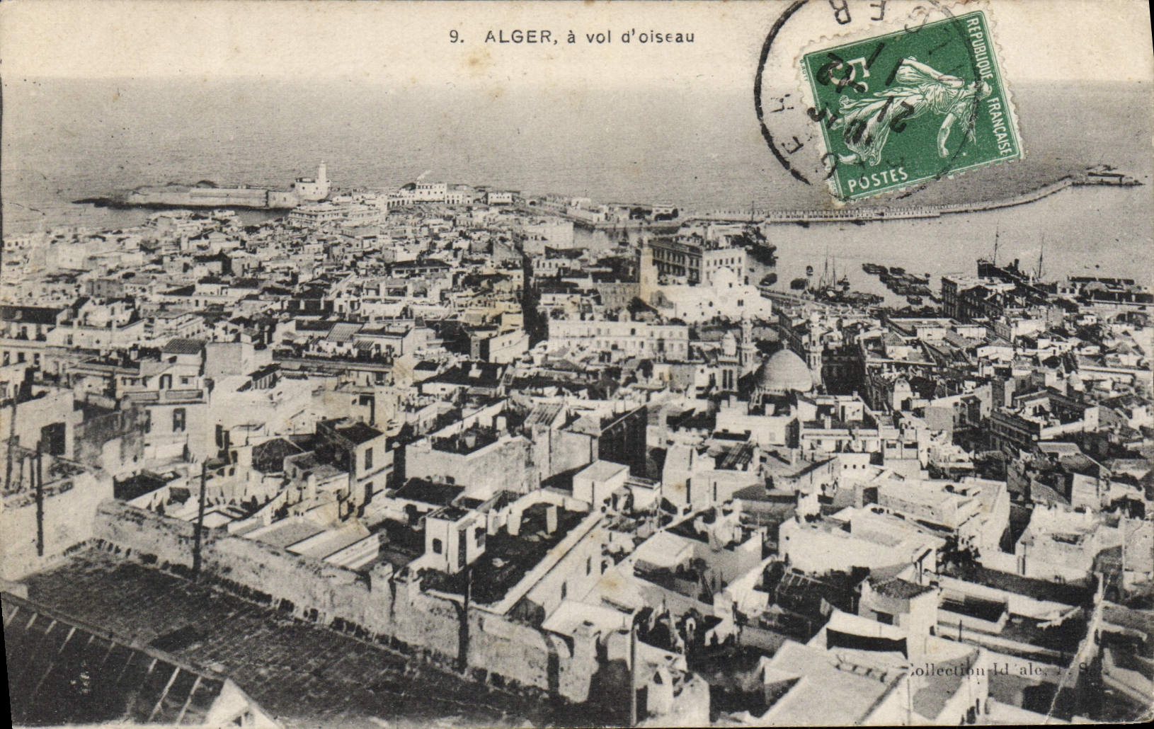 CPA Alger A Vol d'Oiseau