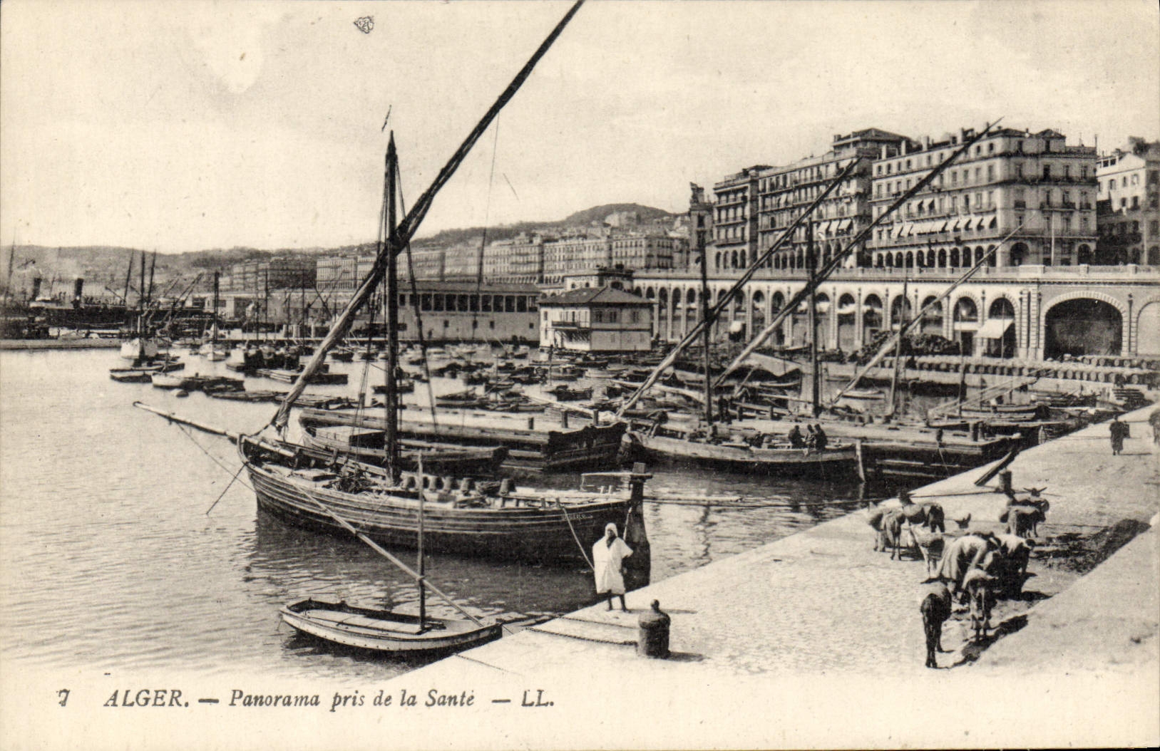 CPA Alger Panorama Pris De La Sante