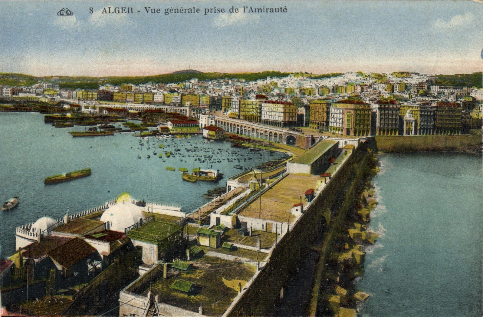 CPA Alger Vue Generale Prise De I'Amiraute