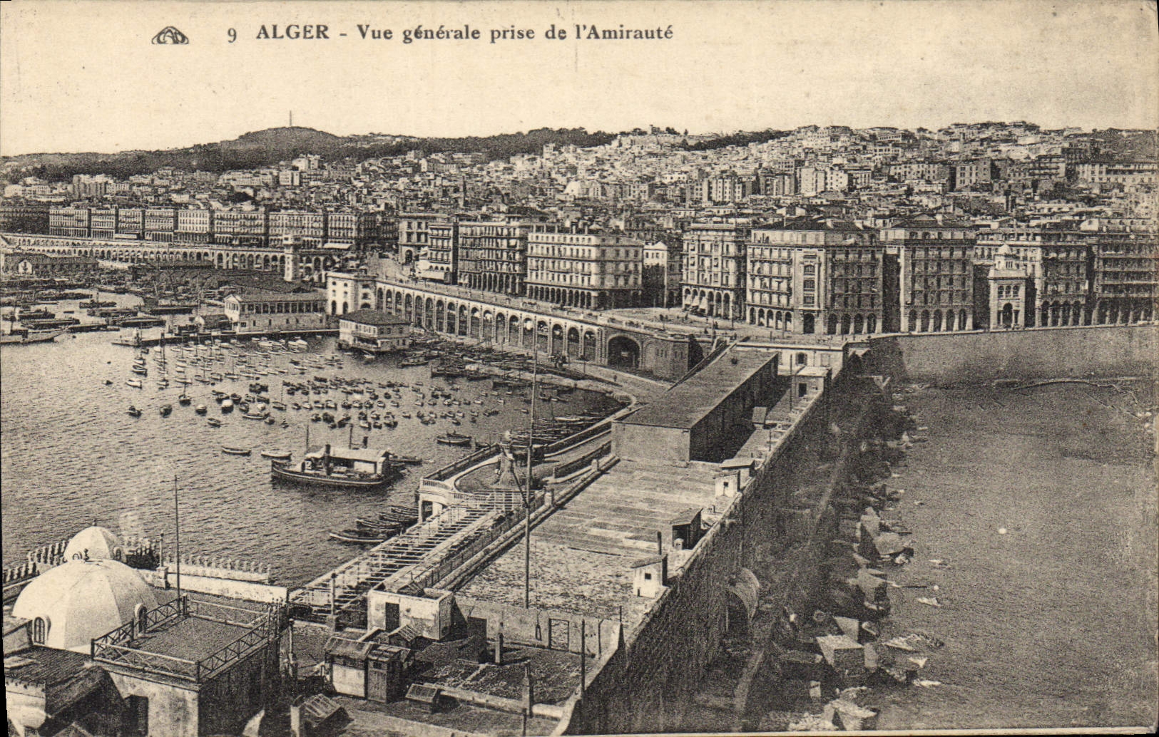 CPA Alger Vue Generale Prise De I'Amiraute