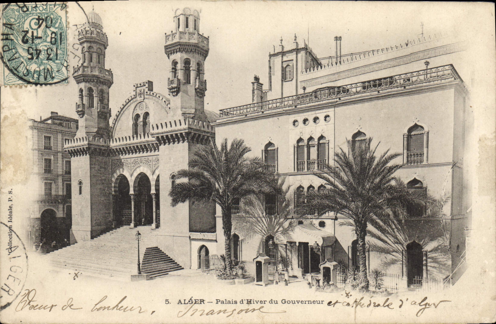 CPA Alger Palais D'Hiver Du Gouverneur