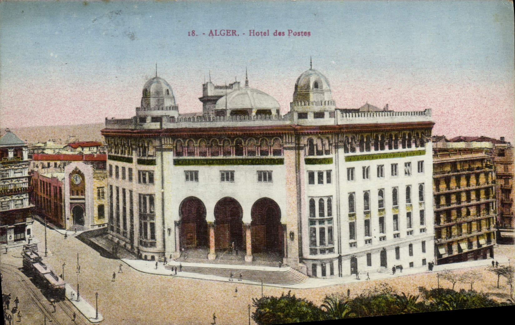 CPA Alger Hotel Des Postes
