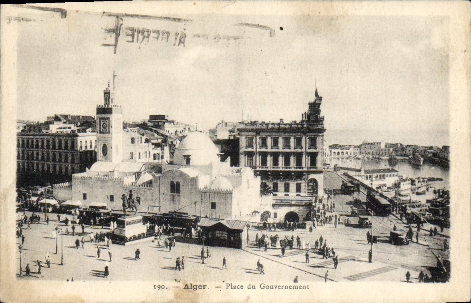 CPA Alger Place Du Gouvernement