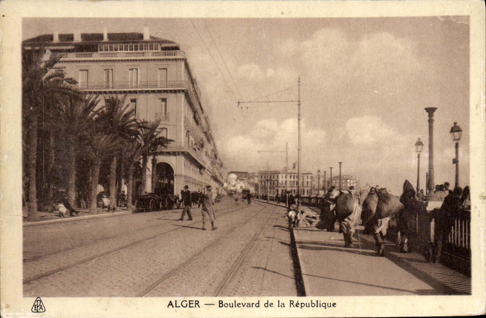 CPA Alger Boulevard De la Republique