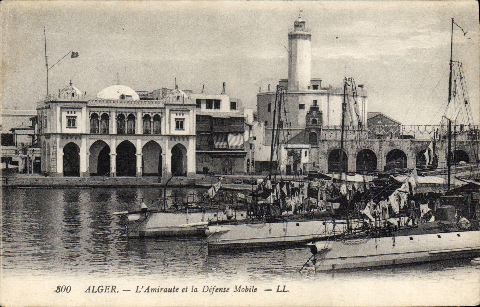 CPA Alger L'Amiraute Et La Defense Mobile