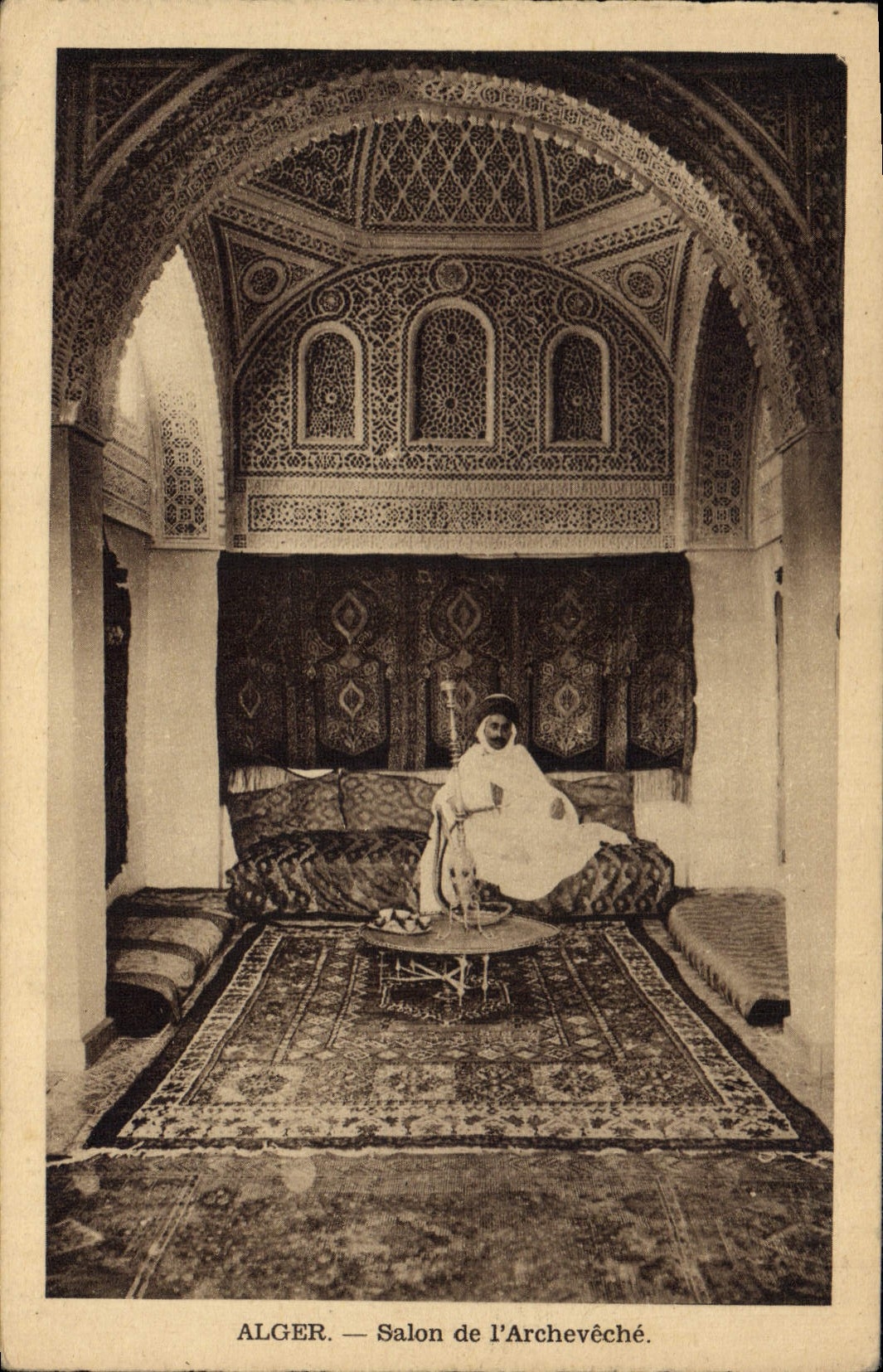 CPA Alger Salon De I'Archeveche