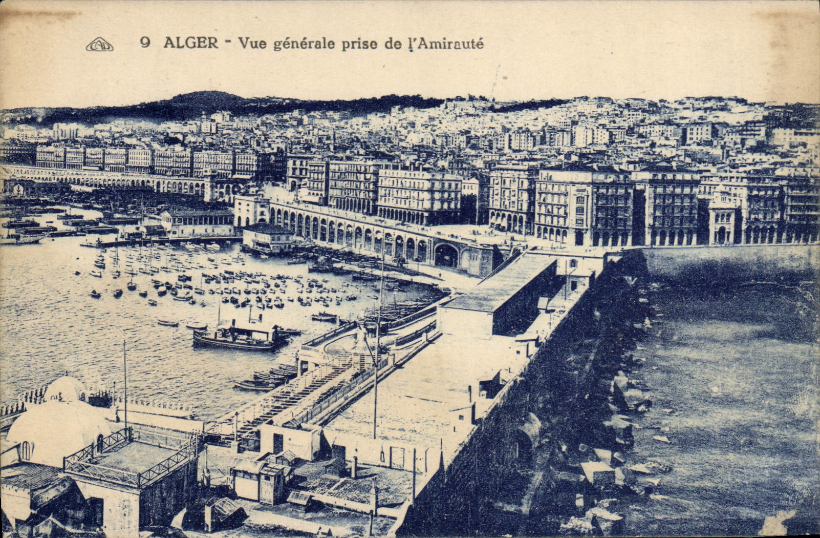 CPA Alger Vue Generale Prise De I'Amiraute