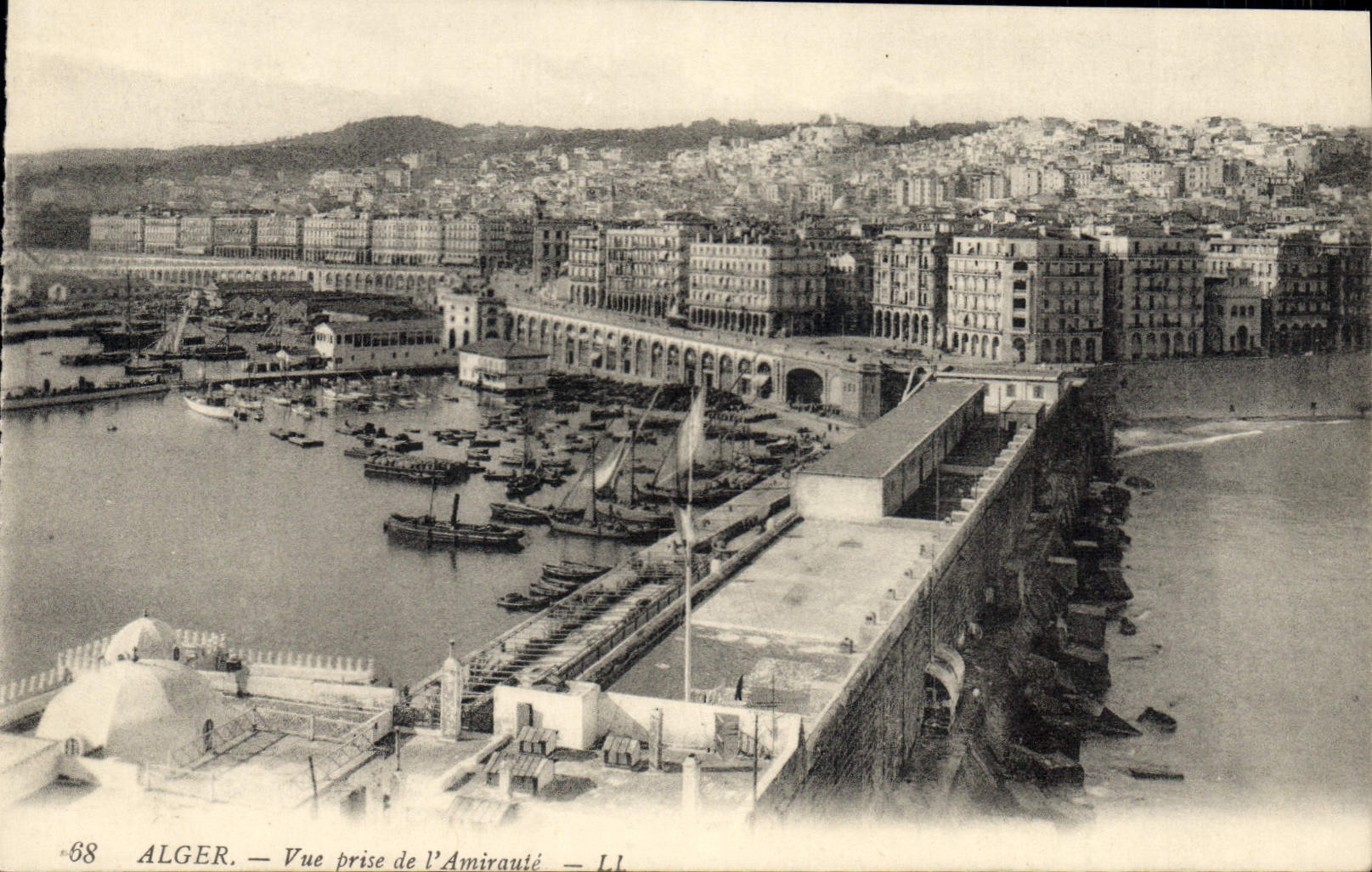 CPA Alger Vue Prise De I'Amiraute