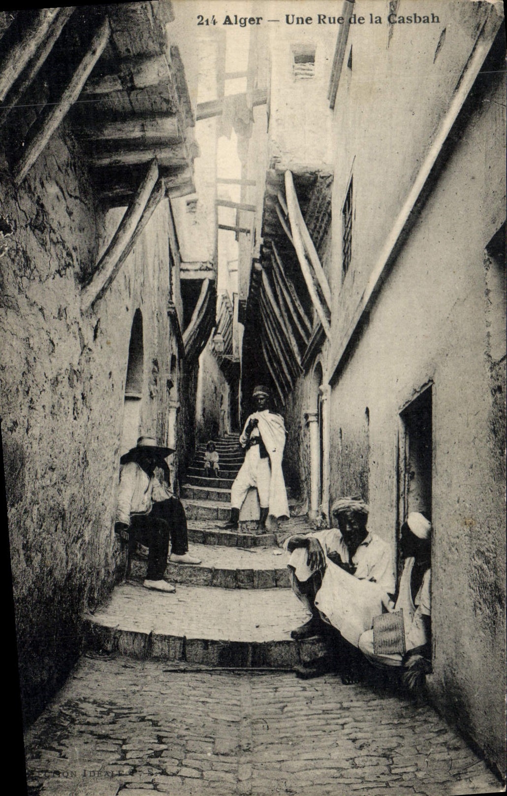 CPA Alger Une Rue De la Casbah