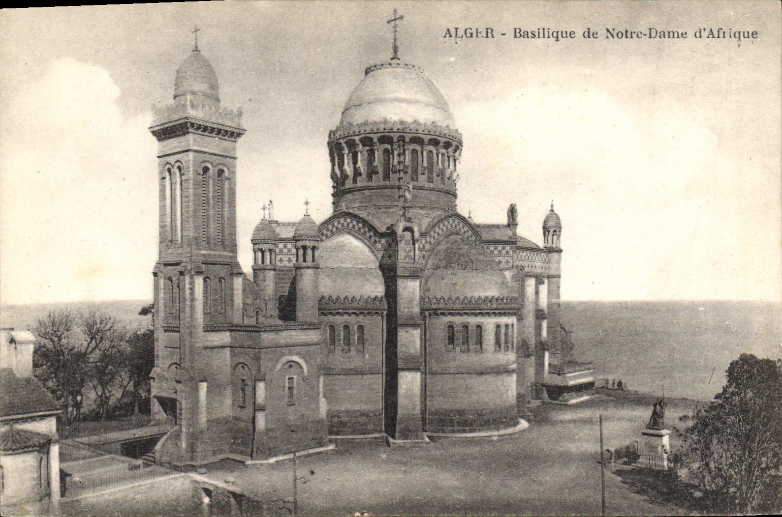 CPA Alger Basilique De Notre Dame D'Afrique