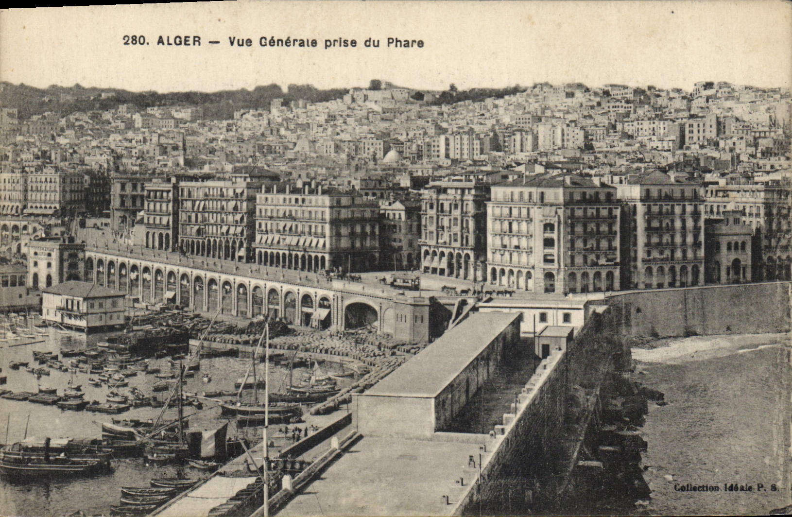 CPA Alger Vue Generale Prise Du Phare