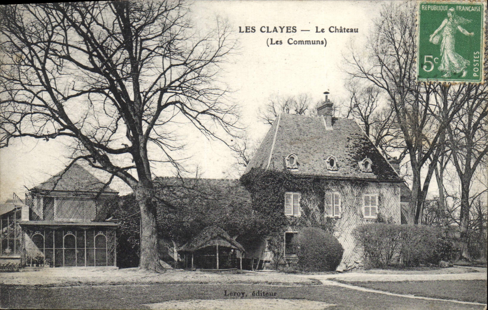 CPA Les Clayes Le Château