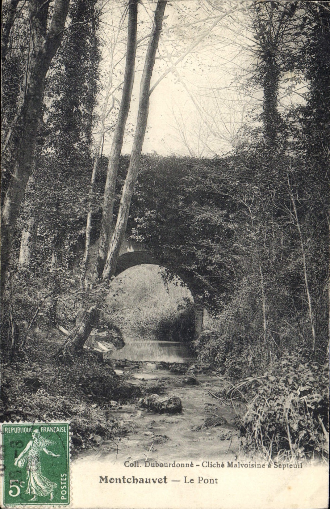 CPA Montchauvet Le Pont