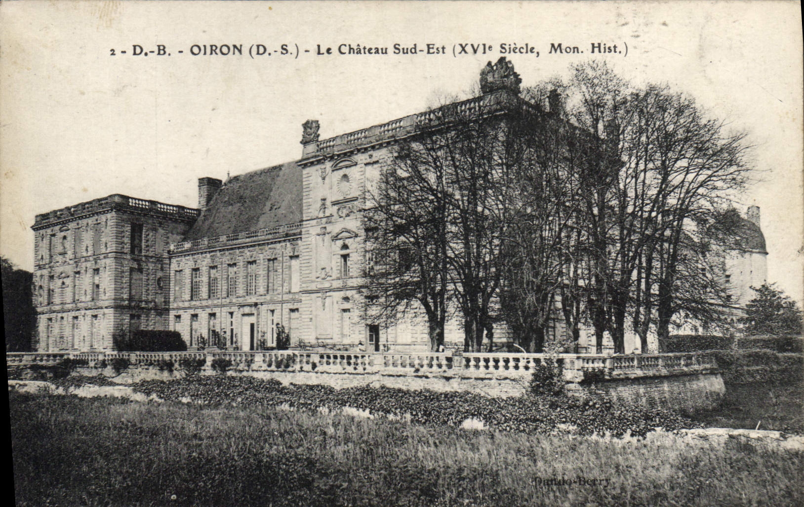 CPA Oiron Le Chateau Sud Est