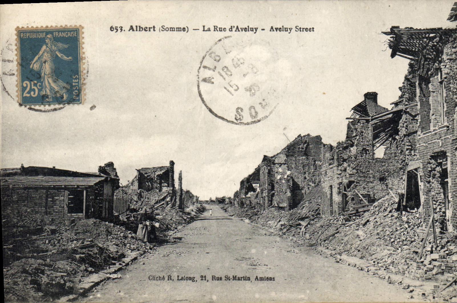 CPA Albert La Rue D'aveluy