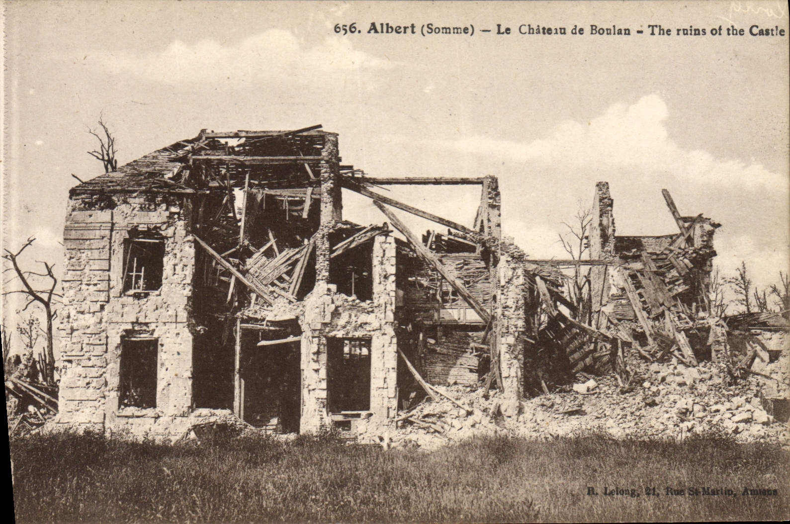 CPA Albert Le Chateau De Boulan