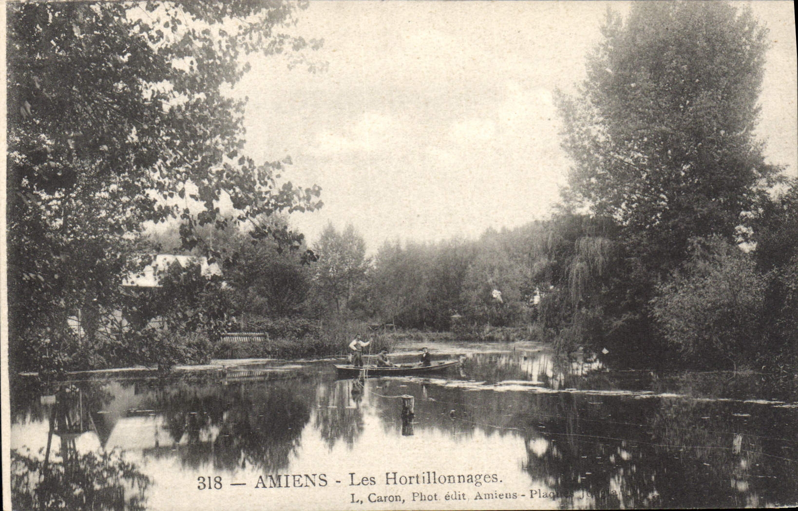 CPA Amiens Les Hortillonnages Caron