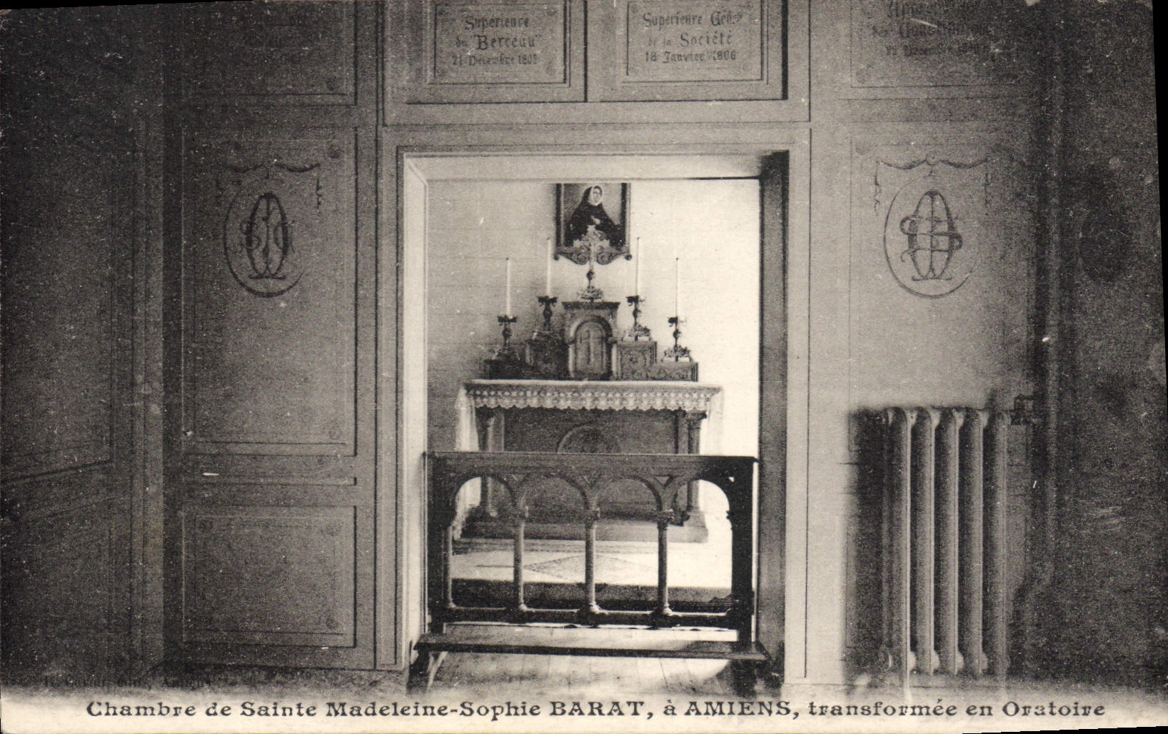 CPA Amiens Transformee En Oratoire Chambre de sainte Madelaine Sophie BARAT