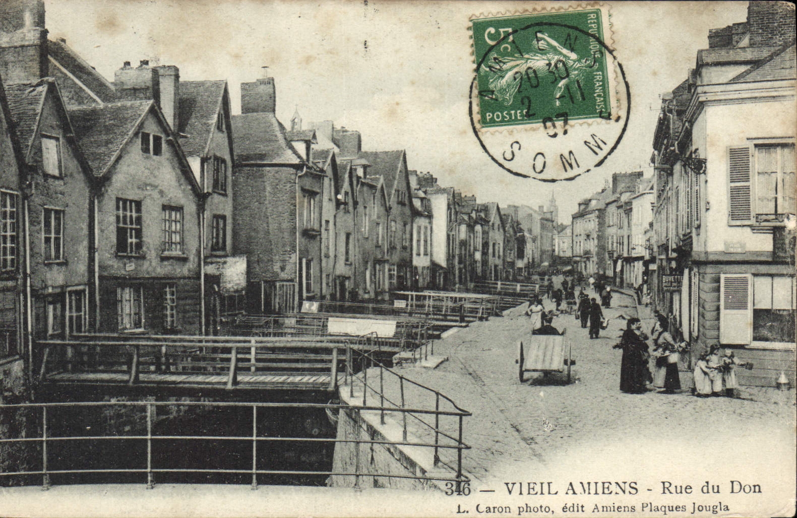 CPA Amiens Rue Du Don Vieil Amiens