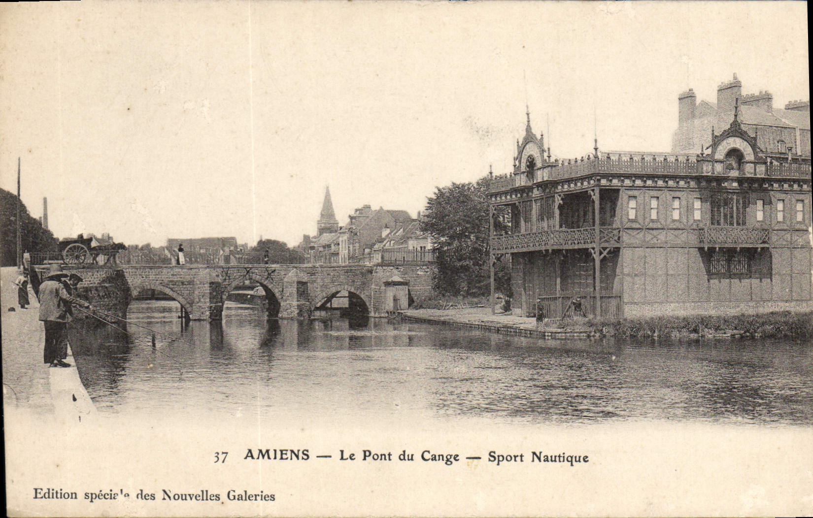 CPA Amiens Le Pont Du Cange Sport Nautique