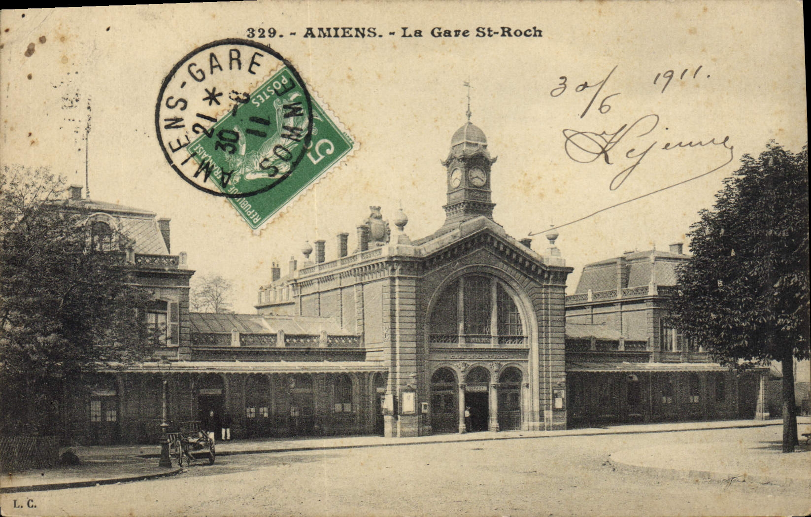 CPA Amiens La Gare St Roch