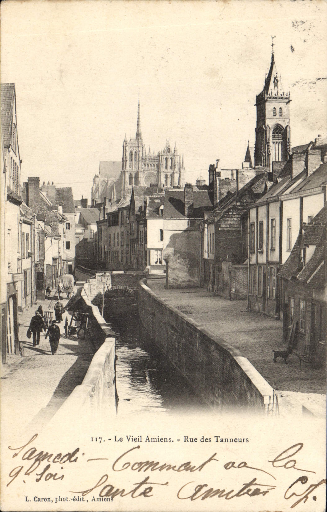 CPA Le Vieil Amiens Rue Des Tanneurs