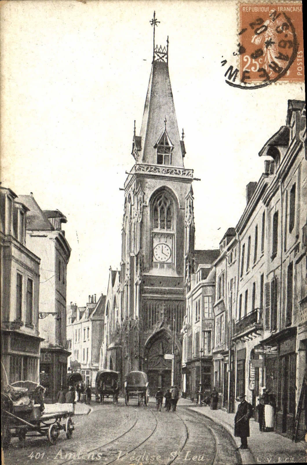 CPA Amiens I'Eglise St Leu