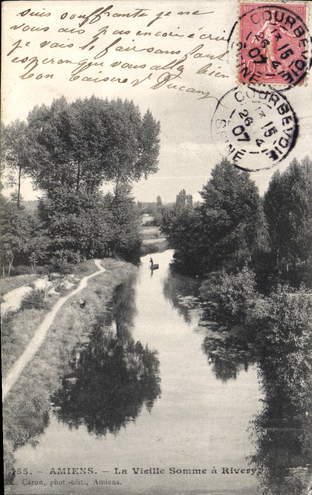 CPA Amiens La Vieille Somme à Rivery