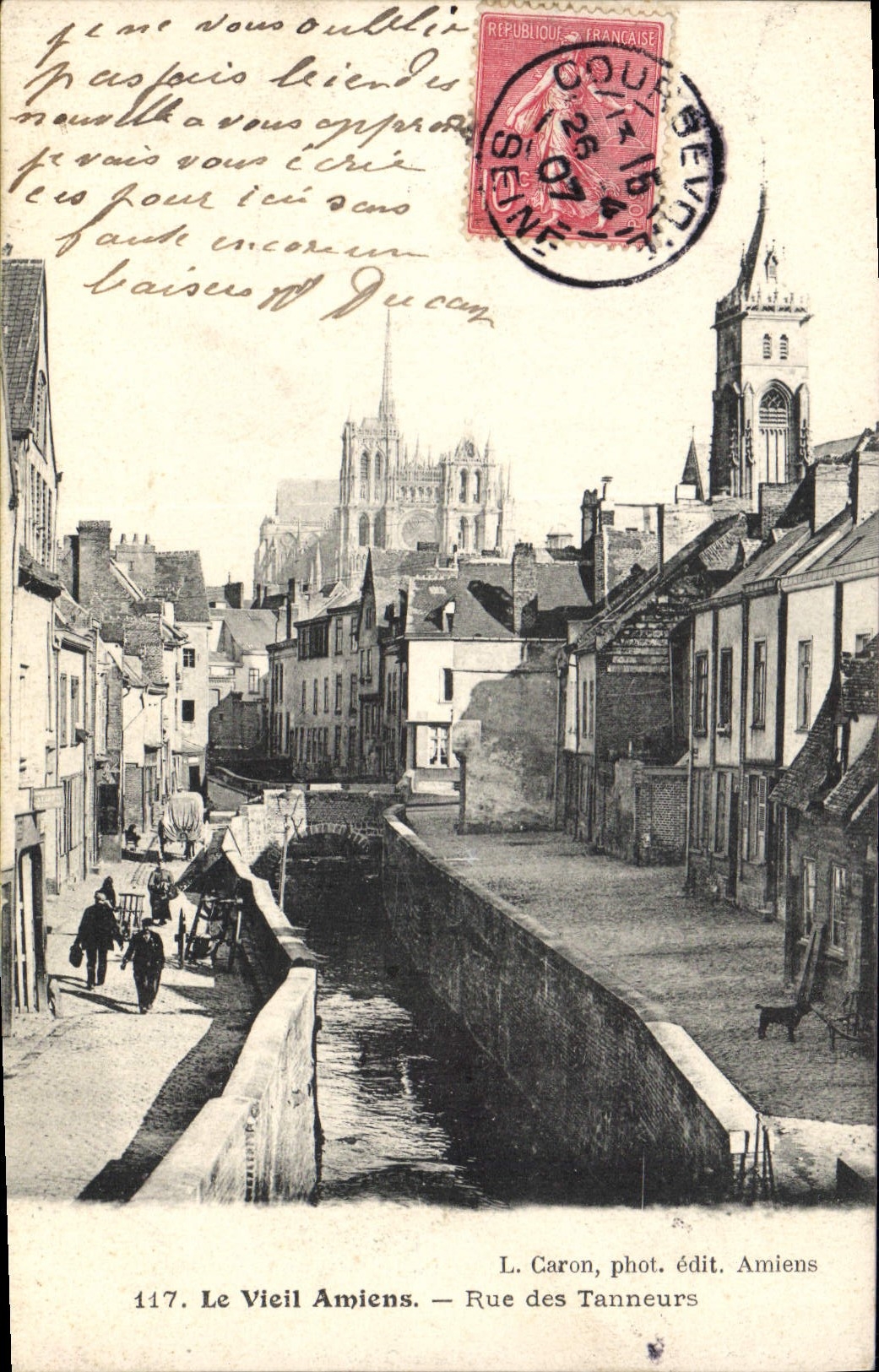 CPA Le Vieil Amiens Rue Des Tanneurs
